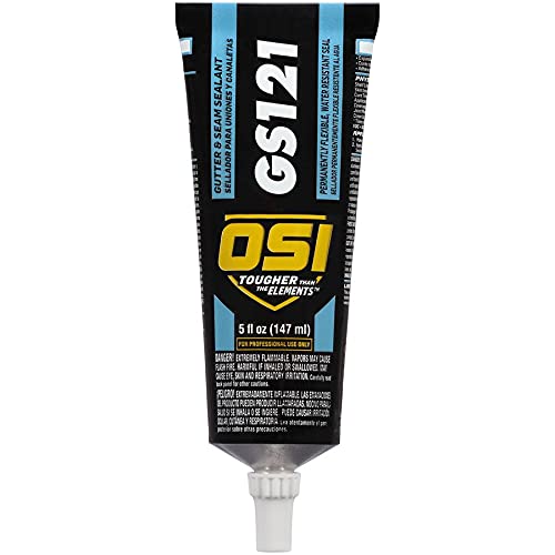 OSI GS121 Gutter and Seam Sealant White, 5 fl oz