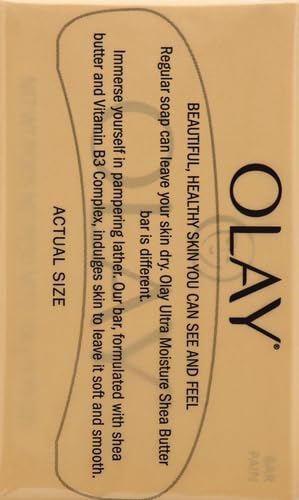 Olay Outlast Ultra Moisture Shea Butter Beauty Bar, 7.52 Ounce, Pack of 2