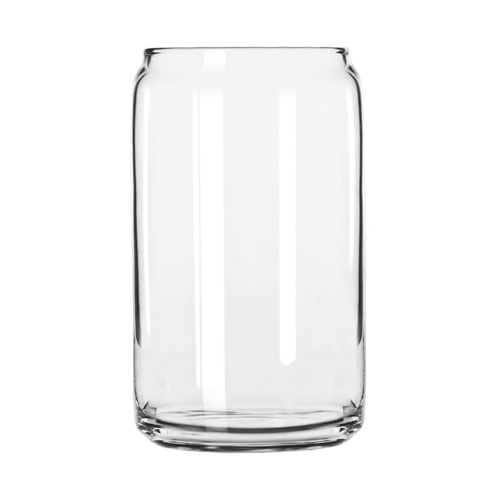 Libbey Glass Can (Set of 24), Clear, 16 fluid ounces