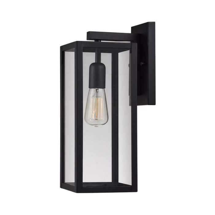 Globe Electric Vintage 1-Light Matte Black Hurley Wall Sconce