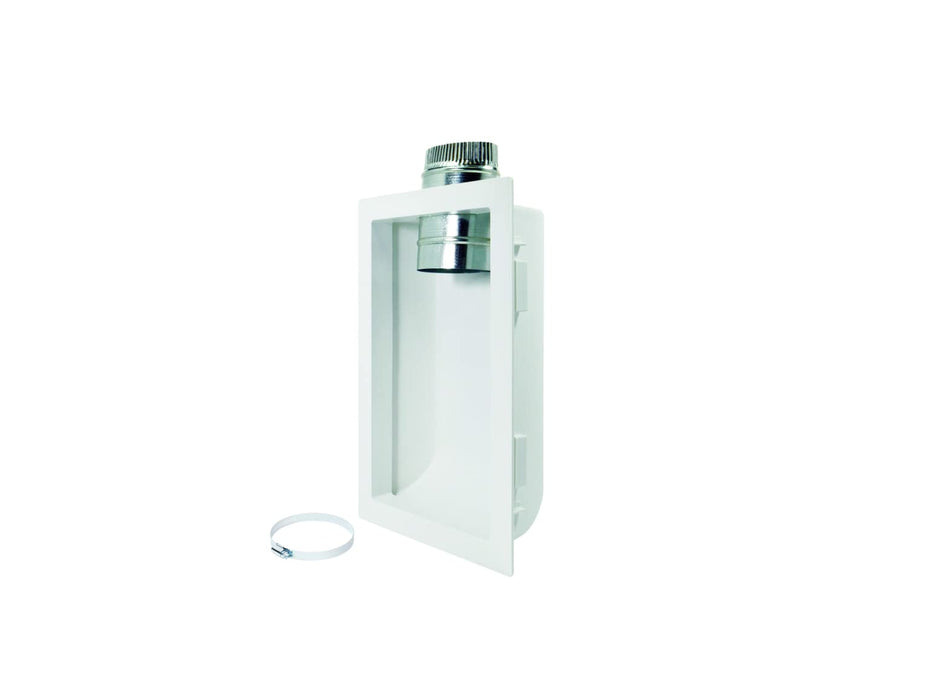 Deflect-O Dryer Venting Box 4" WHT