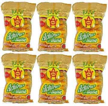 ACHIRAS DEL HUILA Bizcochitos de Achira 50 gr. 6 PACK | Achira Sticks 1.76 oz.