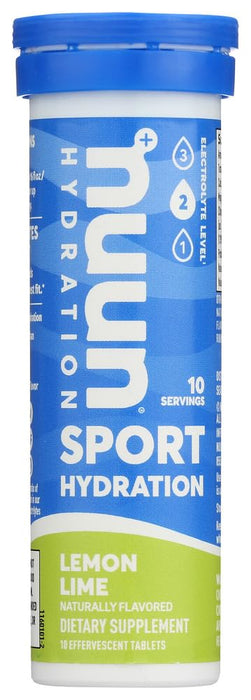 Nuun Active: Lemon+Lime Electrolyte Enhanced Drink Tablets(6-Pack of 10 Tablets)6