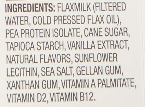 GOOD KARMA, FLAX MILK, PROTEIN, VANILLA, Pack of 6, Size 32 FZ - No Artificial Ingredients Dairy Free Gluten Free Low Sodium Vegan