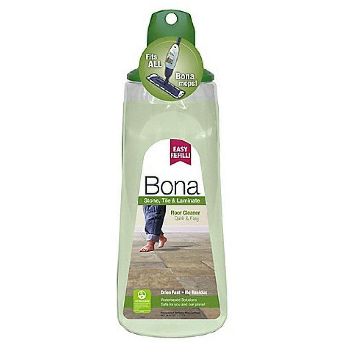 (3 Pack) Bona Stone, Tile & Laminate Floor Cleaner Cartridge, 34 oz