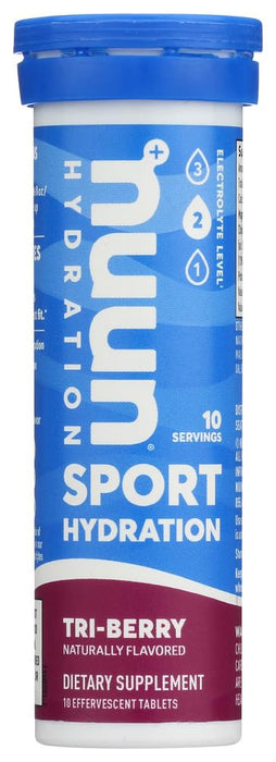 Nuun Active: Tri-Berry Electrolyte Enhanced Drink Tablets (6-Pack of 10 Tablets)