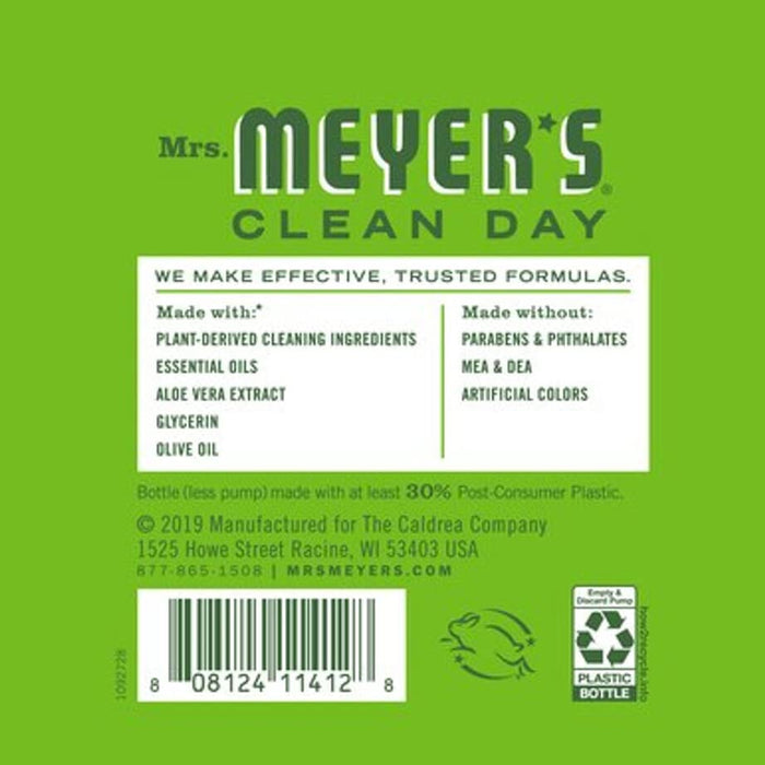 Mrs. Meyer's Fresh Cut Grass Liquid Hand Soap 12.5 Fl Oz (Pack of 3)