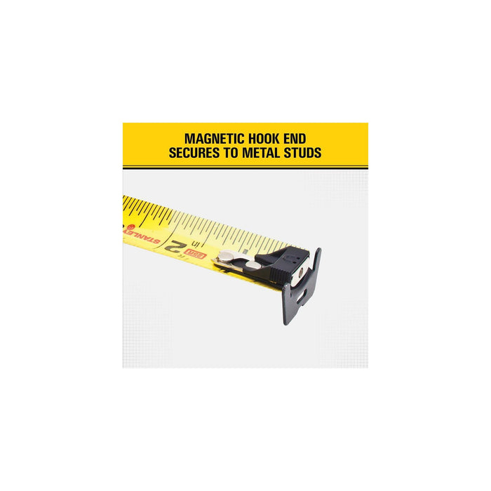 STANLEY FATMAX Tape Cc 25Ft Magnetic Hook (FMHT33865L)