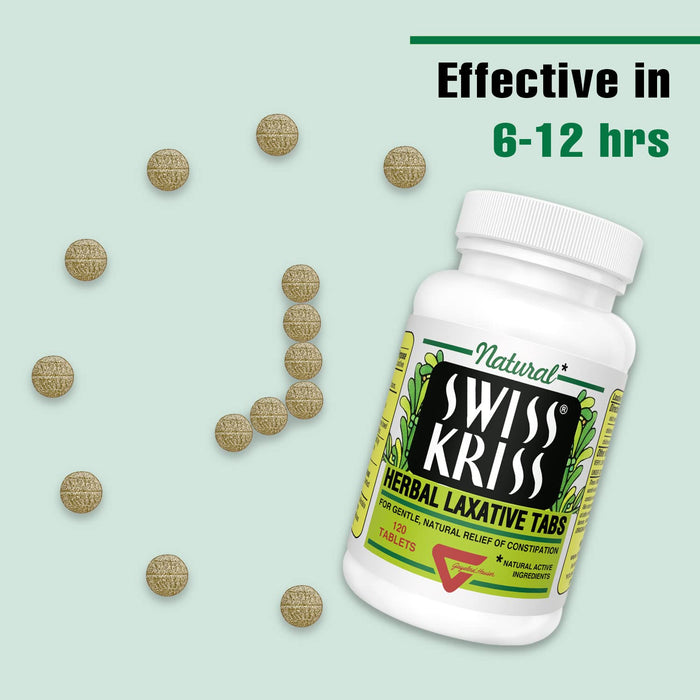 Modern Natural Products Swiss Kriss Herbal Laxative Tablets - 120 Each (Pack of 2)