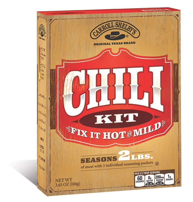 Carroll Shelby Chili Texas Kit 3.65 OZ (Pack of 2)