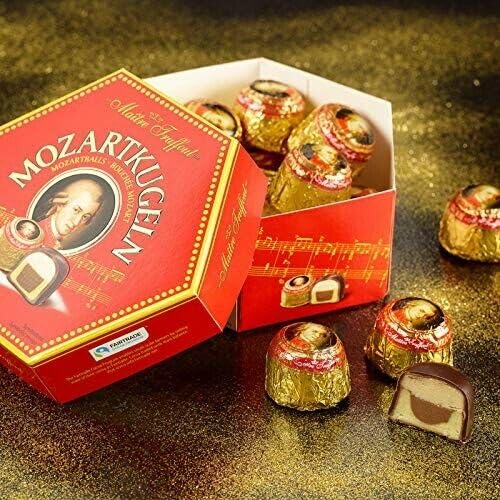 Mozart balls in 300g box from Ma?tre Truffout