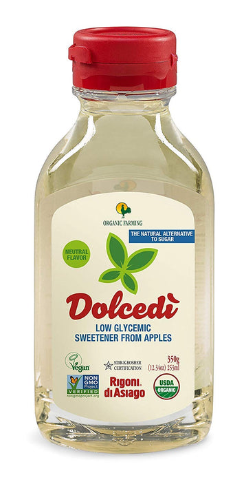 Rigoni di Asiago Dolcedi Natural Low-Glycemic Sweetener, 12.34 Fl Oz, 2 Count