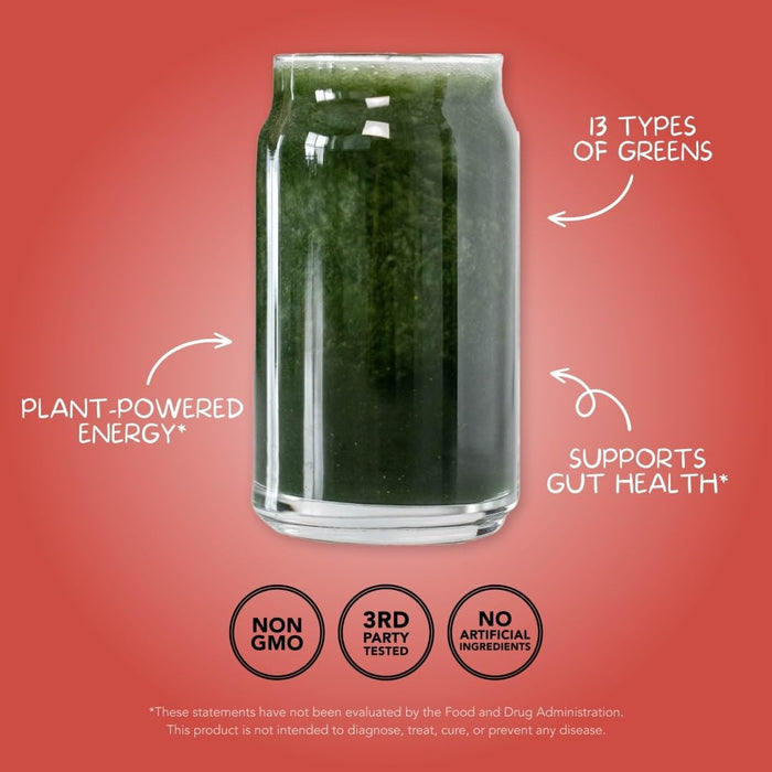 Clean Simple Eats Peachy Greens Juice & Smoothie Mix, Gluten Free, With Chlorella & Spirulina Superfoods (30 Servings)