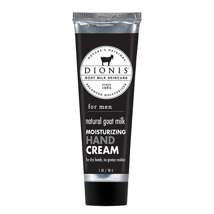 Dionis - Goat Milk Skincare Men's Moisturizing Hand Cream (1 oz) - Set of 4 - Made in the USA - Cruelty-free and Paraben-free