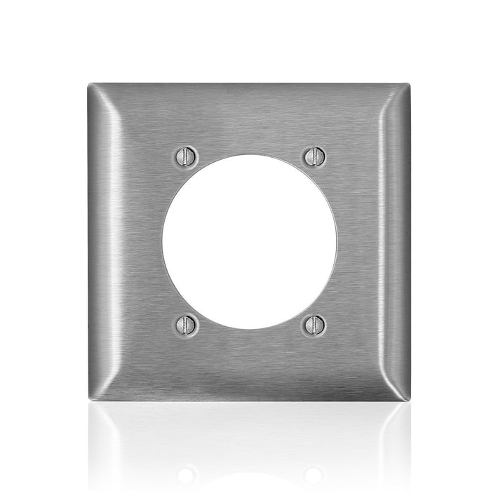 Leviton SL701 Wallplate, Stainless Steel