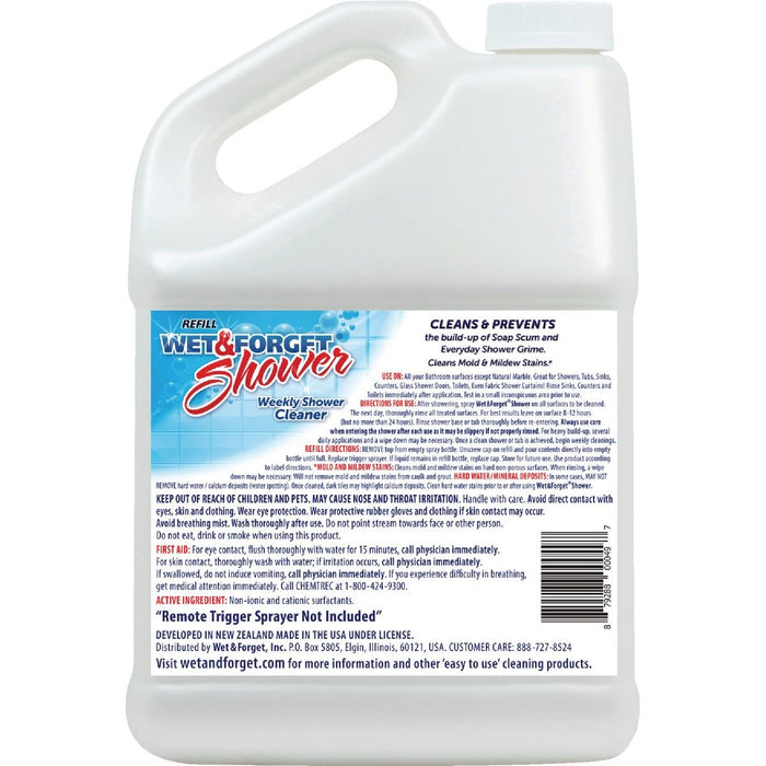 Wet & Forget Vanilla Scent Shower Cleaner 1 gal Liquid