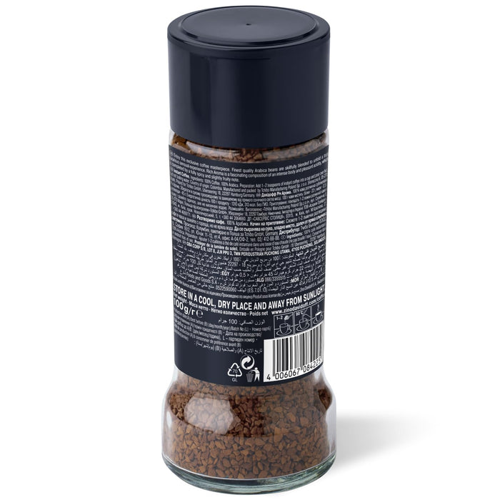 Davidoff Rich Aroma Instant Coffee - 10/12 Intensity, Granule, Jar - 0.1 Kg