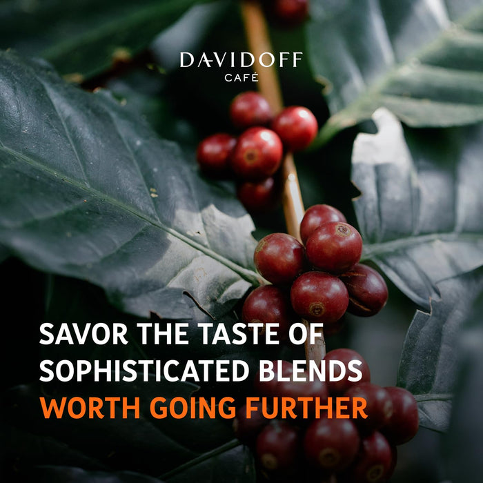 DAVIDOFF Fine Aroma Instant Coffee - Elegant and Fragrant - Medium Body with a Acidic Tang - 100% Arabica Beans - 7/12 Intensity - 1 x 3.52 oz