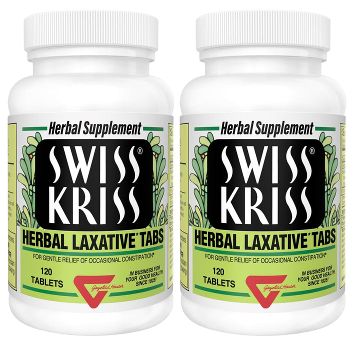 Modern Natural Products Swiss Kriss Herbal Laxative Tablets - 120 Each (Pack of 2)