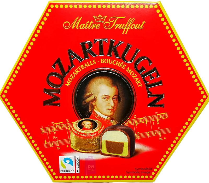 Mozart balls in 300g box from Ma?tre Truffout