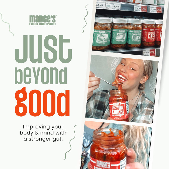 Madge's Food Company, Kimchi Spicy, 15 Ounce