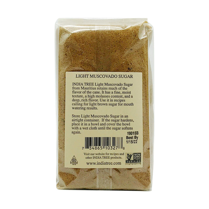 India Tree Light Muscovado Sugar, 1 lb.