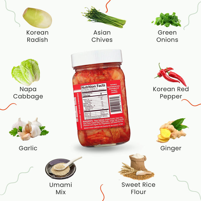 Madge's Food Company, Kimchi Spicy, 15 Ounce