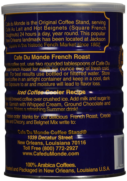 (Pack of 2) Café Du Monde French Roast Coffee, Net Wt. 13 oz