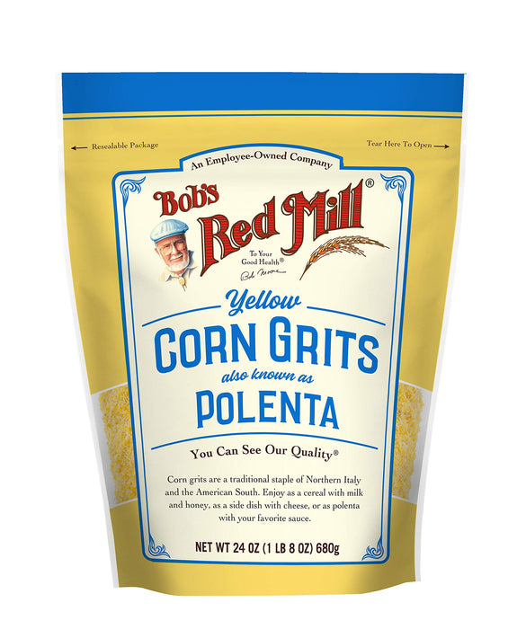 Bob's Red Mill Corn Grits / Polenta, 24 oz (Pack of 1) - Vegan, Kosher