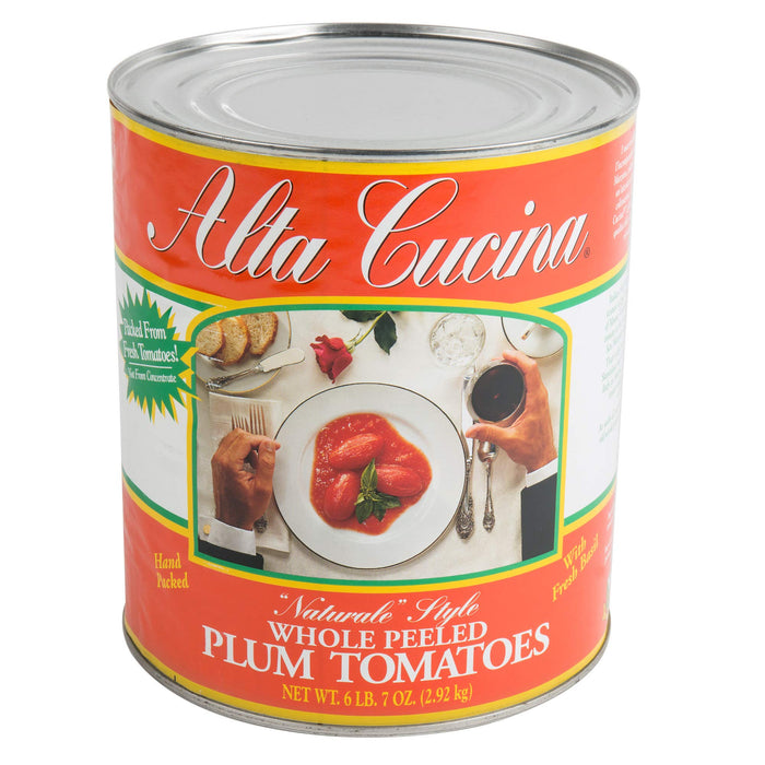 Stanislaus Alta Cucina Natural Style Whole Peeled Plum Tomatoes, 6.43 Pound (Pack of 6)