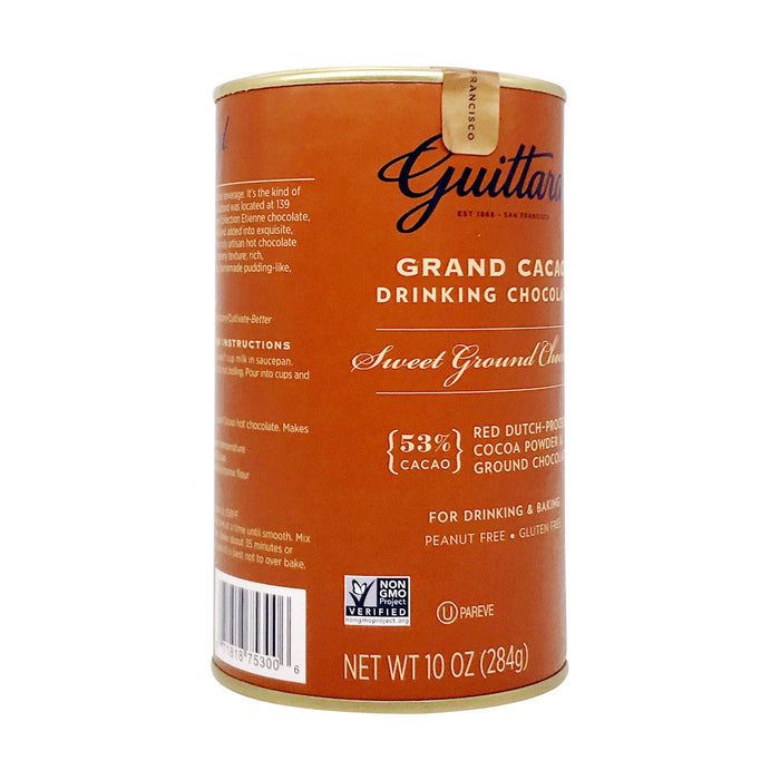 Guittard Chocolate Grand Cacao Drinking Chocolate, 10 oz