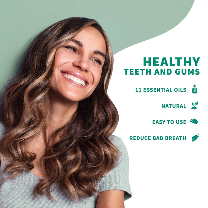 Primal Life Organics - Dirty Mouth Gum Serum, Natural Essential Oils, Promotes Good Breath, Gentle Mouthwash, Supports Good Oral Health, Great On Your Gums, Paleo, Organic, Vegan, Gluten-Free (0.5 oz)