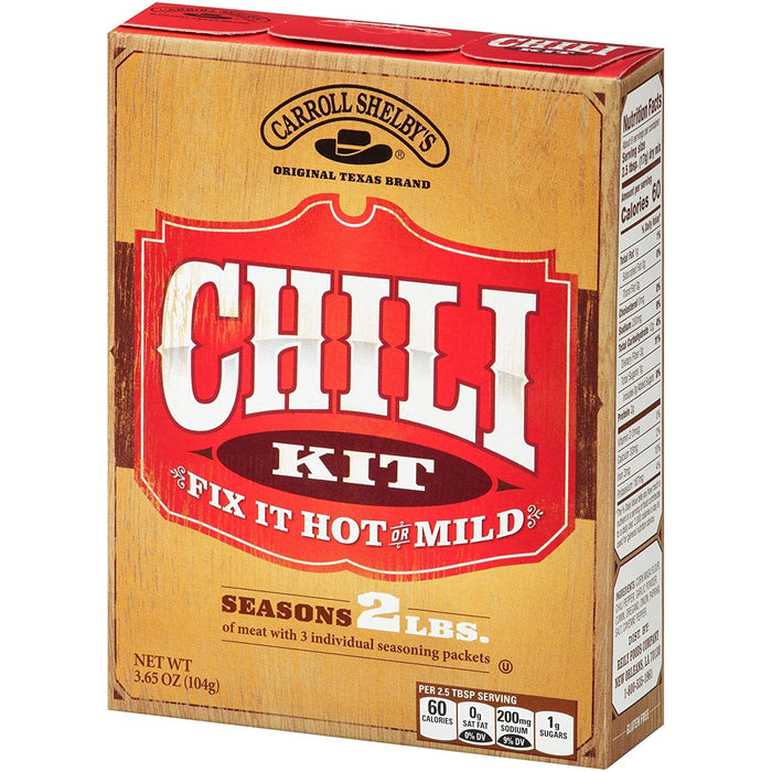 Carroll Shelby Chili Texas Kit 3.65 OZ (Pack of 2)