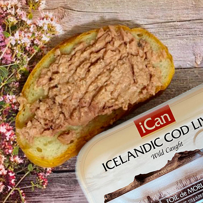 Wild Cod Liver Canned From Iceland 4.27oz pack of 3