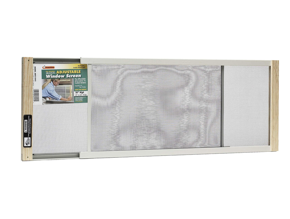 Frost King, AWS1045 WB Marvin Adjustable Window Screen, 10" high, fits 25 - 45" wide