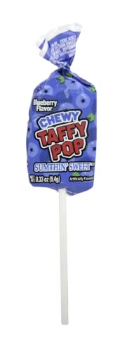 Sumthin’ Sweet Chewy Taffy Pop Assorted Flavor Lollipops 48 CT