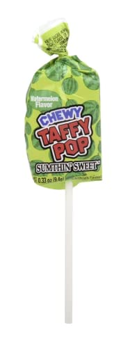 Sumthin’ Sweet Chewy Taffy Pop Assorted Flavor Lollipops 48 CT