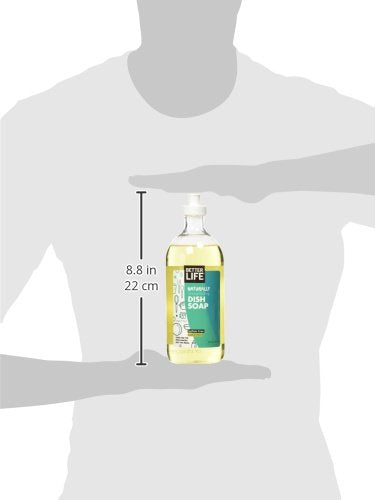 Better Life Tough on Grease & Gentle on Hands Sulfate Free Dish Soap Lemon Mint, 22 Fl Oz