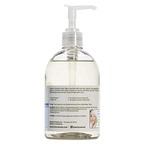 Clearly Natural Essentials Unscented Glycerine Hand Soap, 12 Ounce