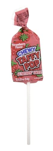 Sumthin’ Sweet Chewy Taffy Pop Assorted Flavor Lollipops 48 CT