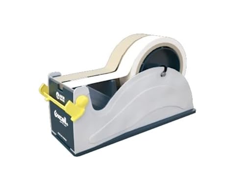 LuxProdX Excell EX-17/3IN JVCC EX-17 Steel Desk Top Tape Dispenser: 3" Wide, Blue/Grey + LuxProdX Magnet