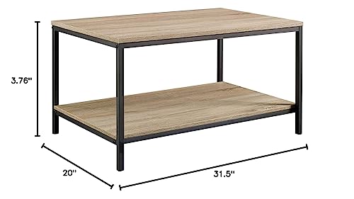 Sauder North Avenue Coffee Table, Charter Oak finish, L: 31.50" x W: 20.00" x H: 16.54"