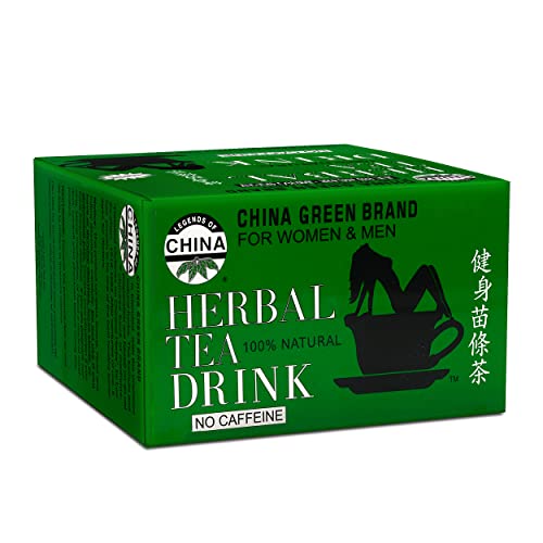 Uncle Lee's China Green Herbal Tea, No caffeine, 100% Natural, 30 Count (Pack of 5)