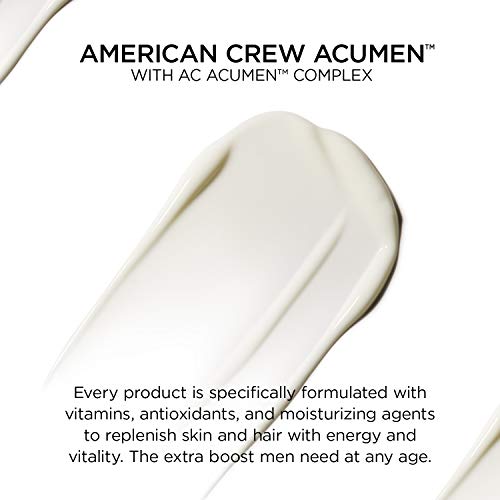 AMERICAN CREW Men's Face Wash, In-Shower Facial Wash, Oil-Free, Removes Excess Oil & Dirt, 6.4 Fl Oz