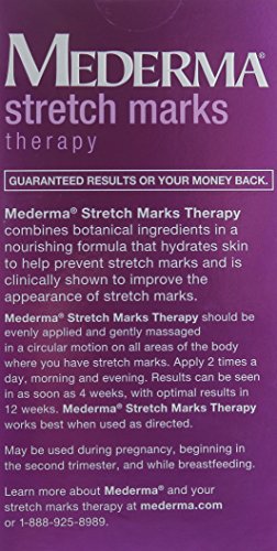 Mederma Stretch Marks Therapy, Hydrates to Help Prevent Stretch Marks, Clinically Shown to Produce Noticable Improvement in 4 Weeks, Dermatologist Recommended, Ivory, 5.29 Ounce