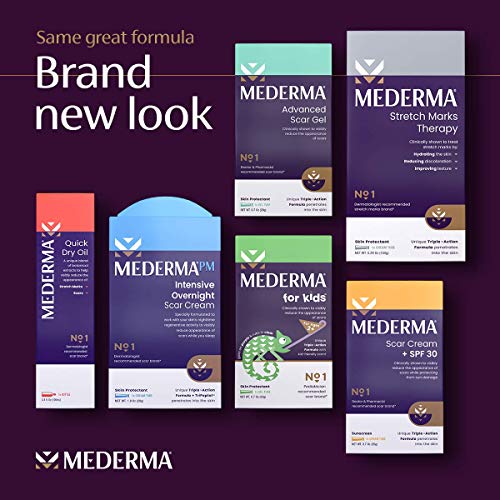 Mederma Stretch Marks Therapy, Hydrates to Help Prevent Stretch Marks, Clinically Shown to Produce Noticable Improvement in 4 Weeks, Dermatologist Recommended, Ivory, 5.29 Ounce