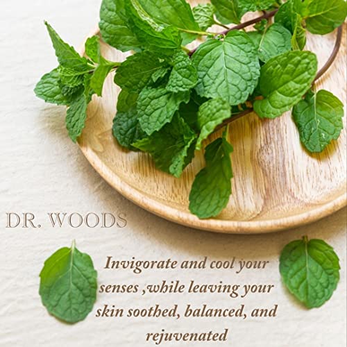 Dr. Woods Raw Moisturizing Black Peppermint Soap with Organic Shea Butter, 32 Ounce