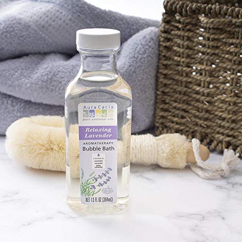 Aura Cacia - Relaxing Lavender Aromatherapy Bubble Bath | Pure Essential Oils | Pack of 3 - 13 fl. oz.